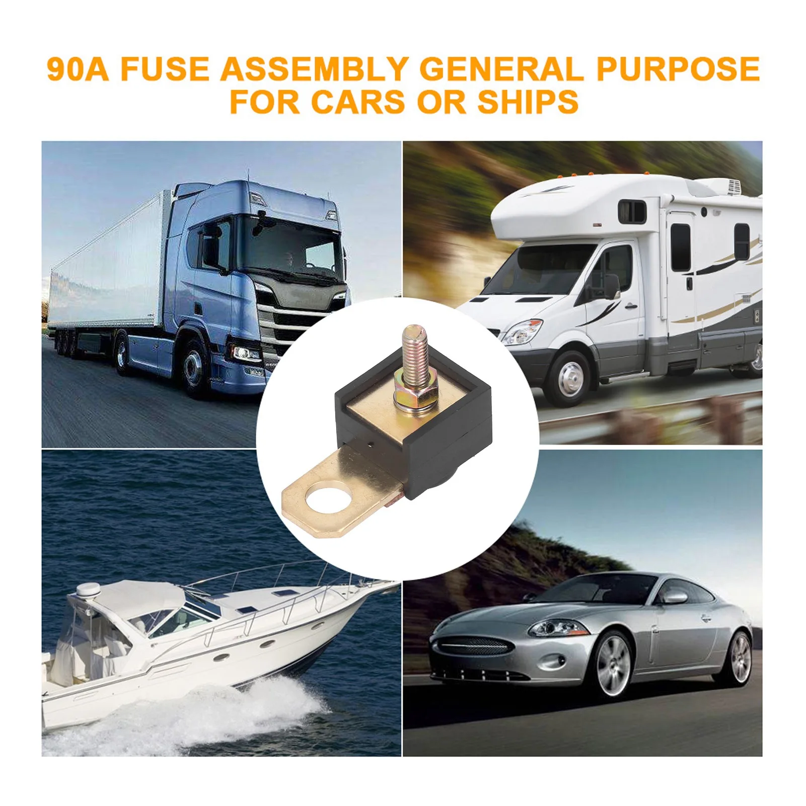 90A Starter Fuse Assembly 12V 79023A91 High Strength Replacement for MerCruiser Engine