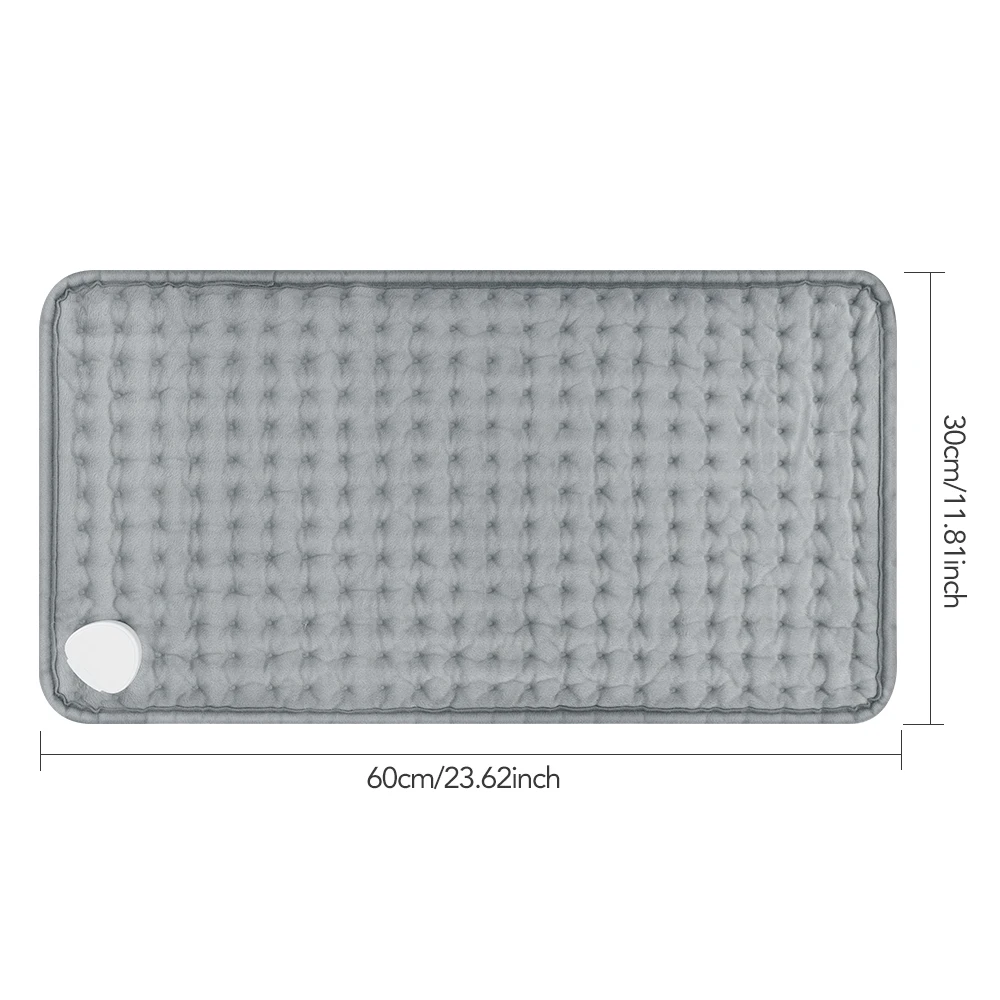 Microplush Electric Heating Pad Winter Warmer Washable Blanket for Abdomen Waist Back Thermal Mat Back Brace Support