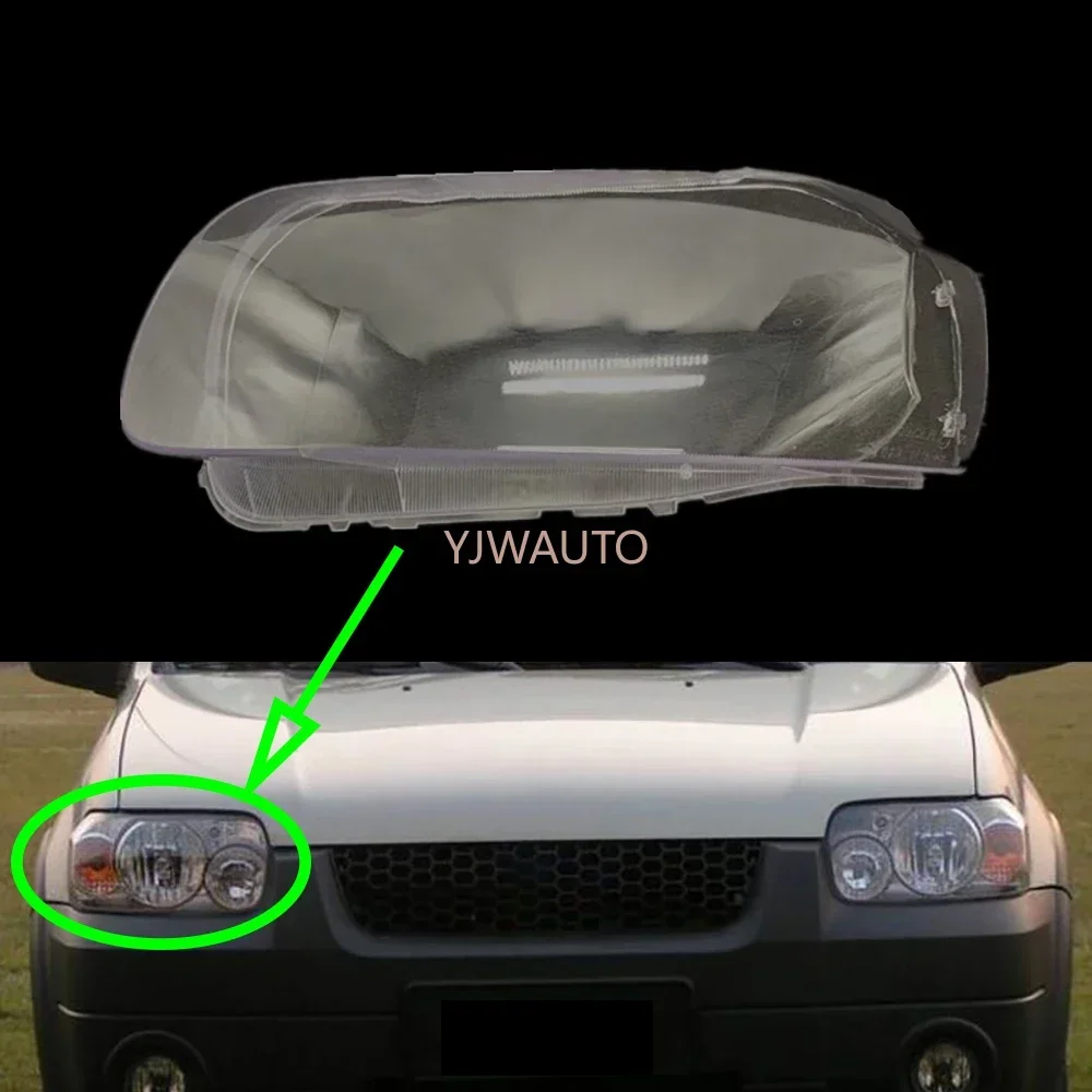 

For Ford Kuga Escape Maverick 2005 2006 2007 2008 2009 2010 2011 Headlamp Cover Car Headlight Lens Front Lampshade Auto Shell