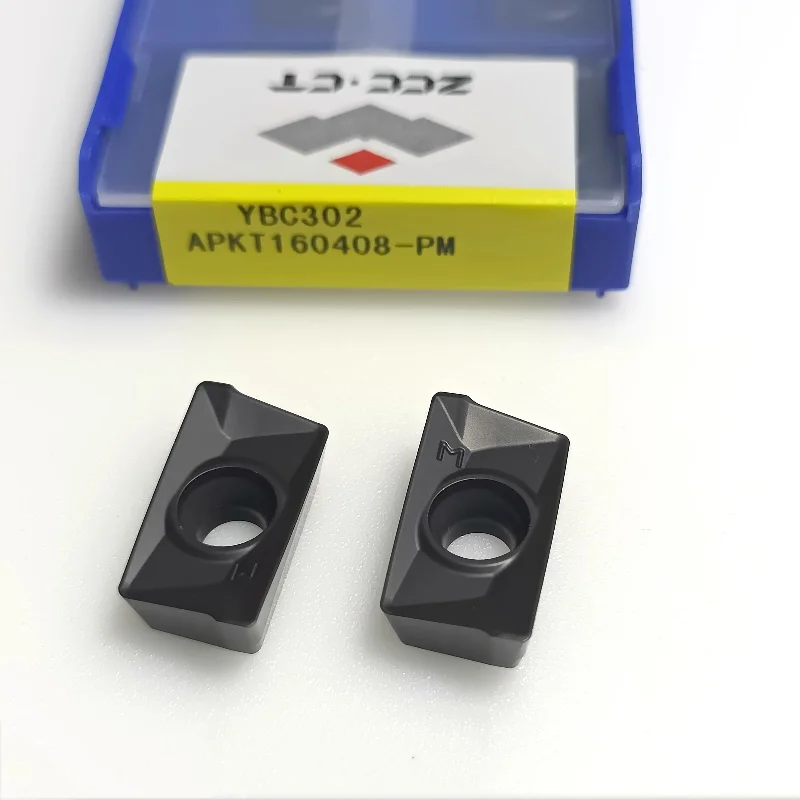 ZCC.CT APKT160408-PM YBC302 CNC turning tool blade carbide inserts High-Quality Precision Cutting Tools 10Pcs