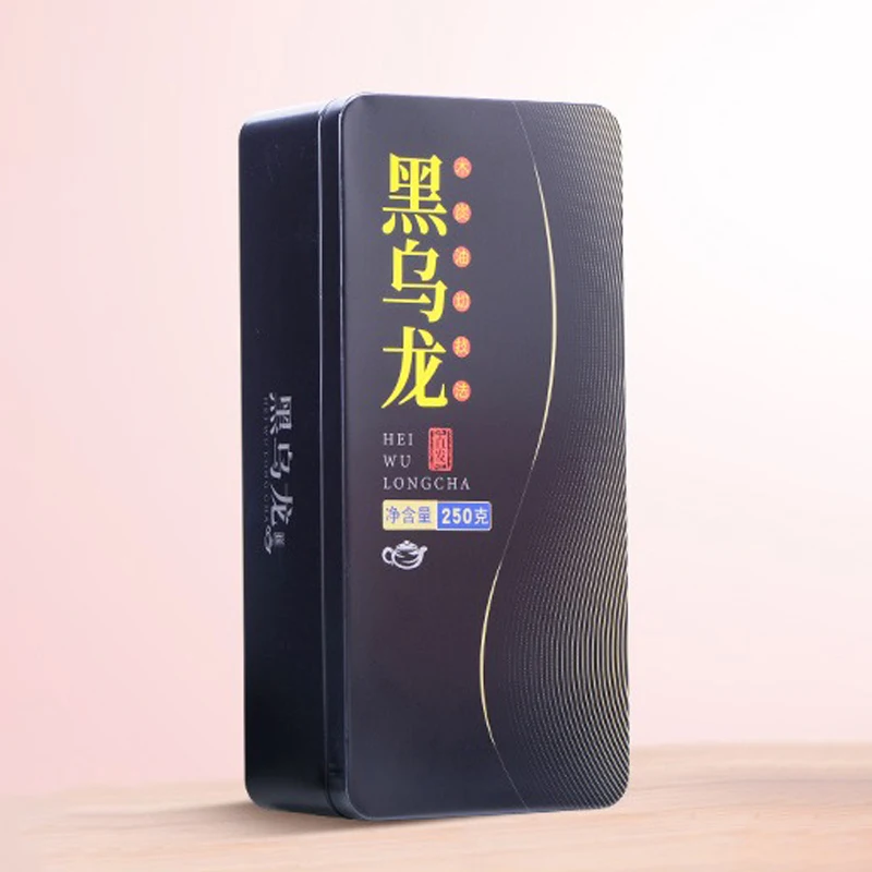 Black Oolong Tea Box Box Independent Packaging 250g Chinese Vacuum Plastic Package Bags Droshipping