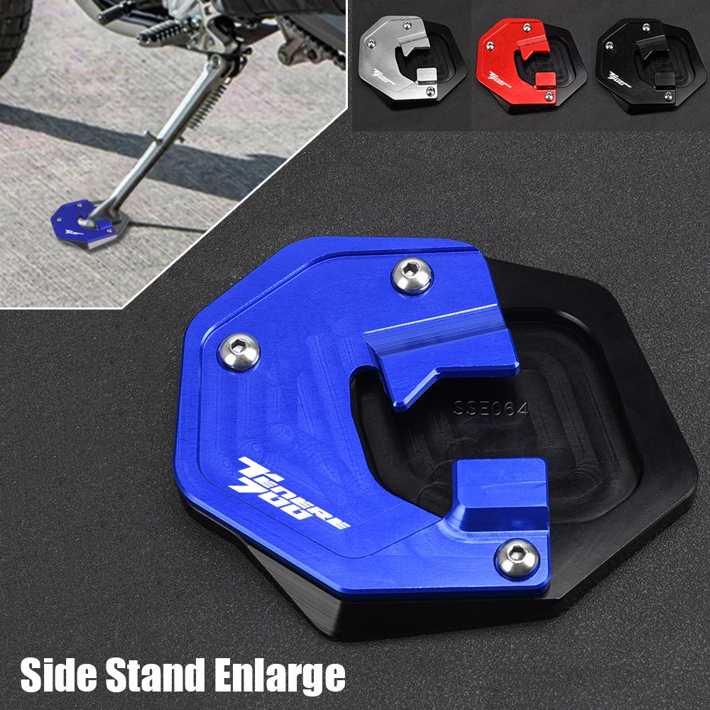 FOR YAMAHA 2022 2023 TENERE 700/Rally/World Raid Motorcycle Kickstand Extension Side Stand Enlarge Plate Tenere tenere 700 2024