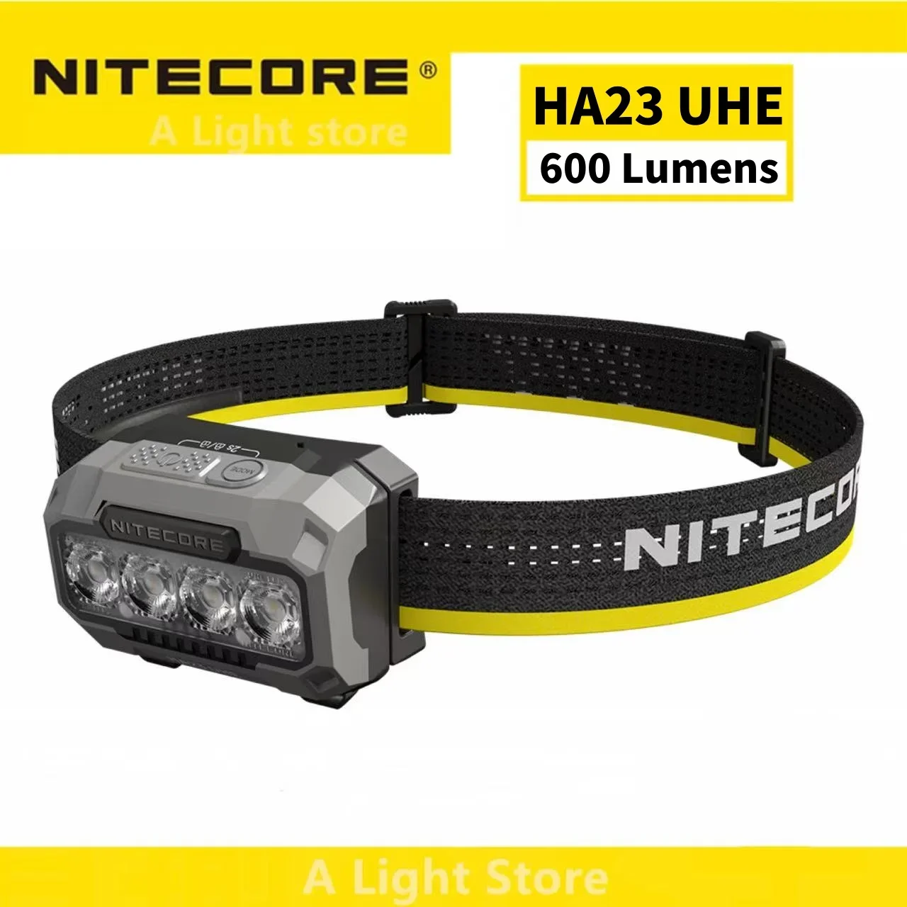 NITECORE HA23 UHE كشافات التخييم في الهواء الطلق المصباح رئيس محمولة مصباح الصيد تشغيل كشافات العمل كشافات خفيفة الوزن