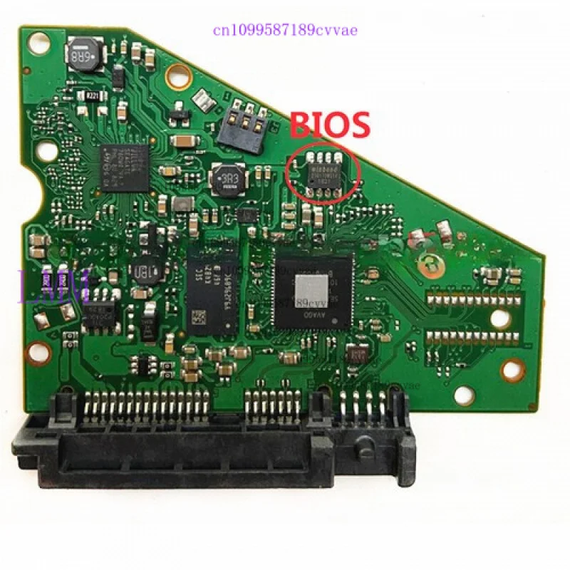 中古-st8000dm004-シーゲイト-hdd-pcb-100815597-rev-d-ハードディスク回路基板