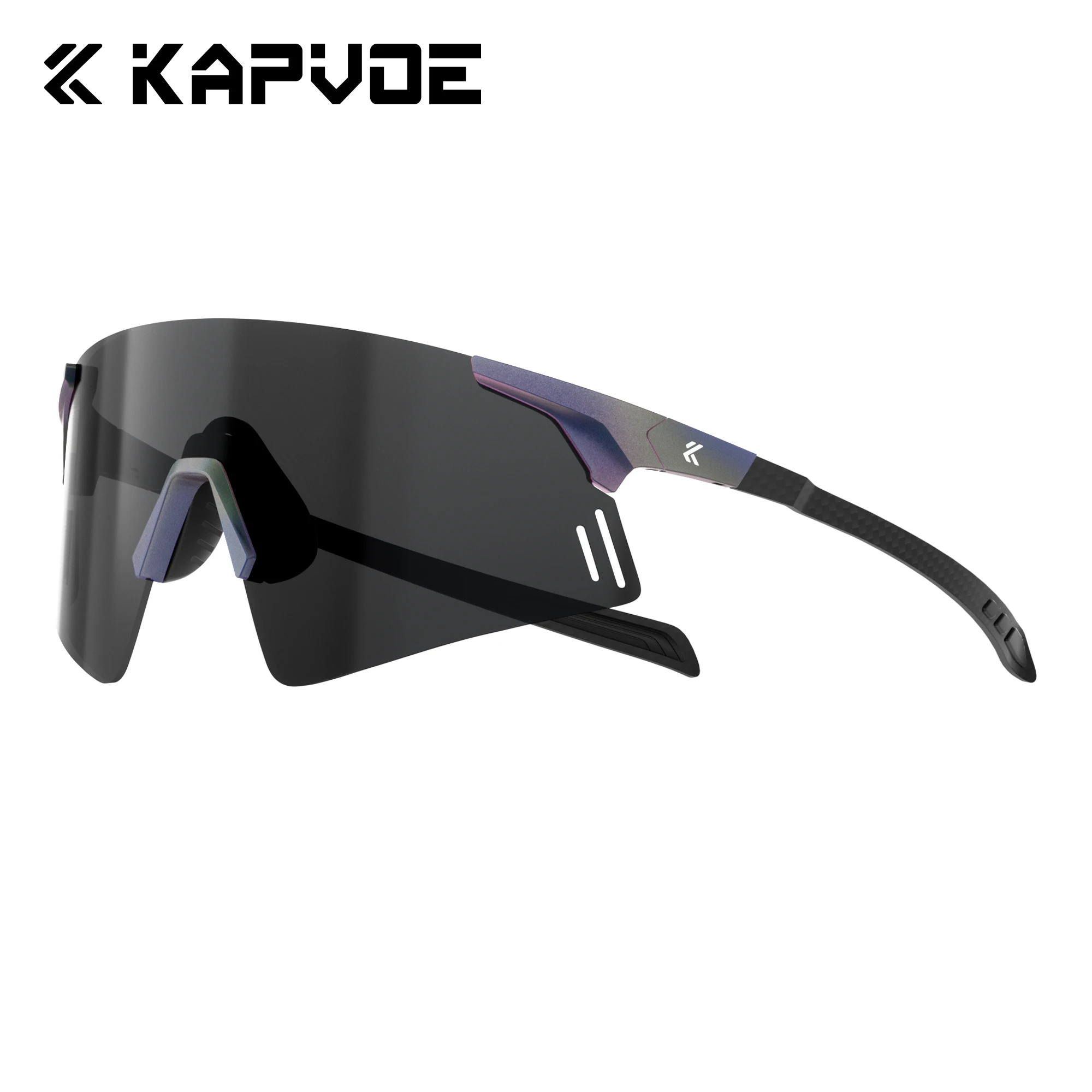 

Kapvoe Real Carbon Fiber Sunglasses Lightweight Cycling Glasses UV400 MTB Bike Photochromic Running Glass for Men Sports Eyewear