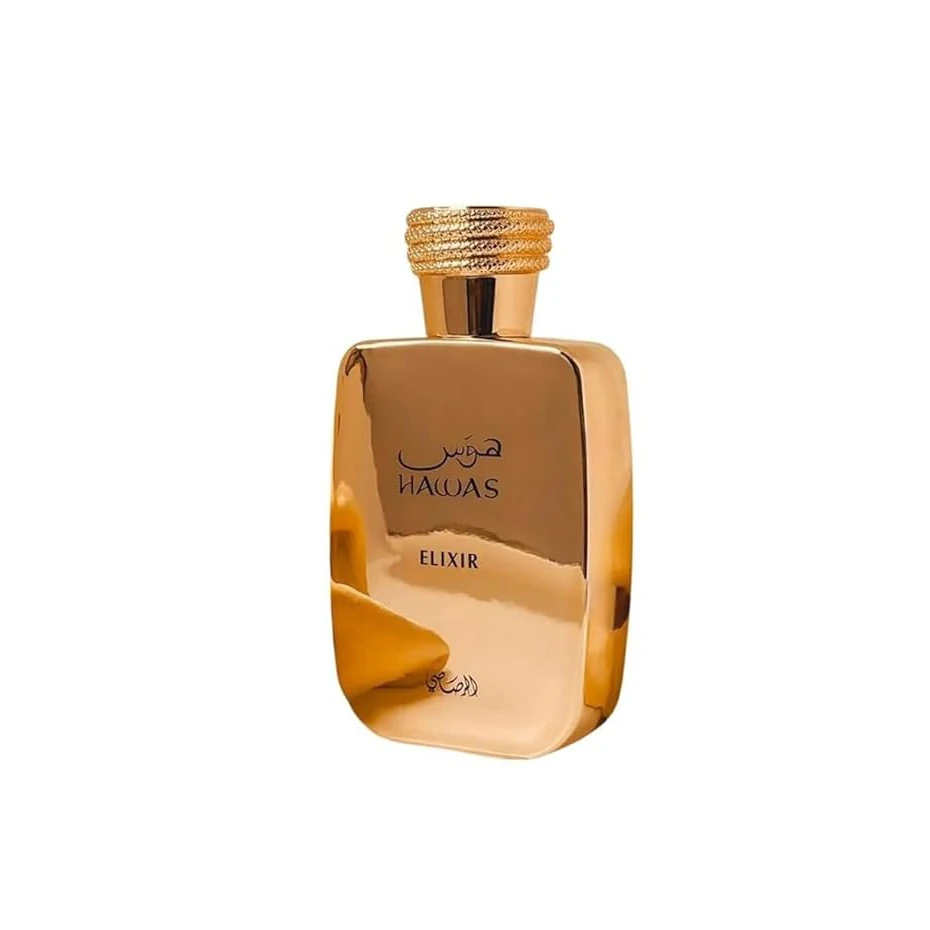 RASASI Hawas Elixir EDP voor mannen 3,38 oz, groene muntbergamot en donkere chocolade Tonka bonengeur, langdurige verleidelijke geur.