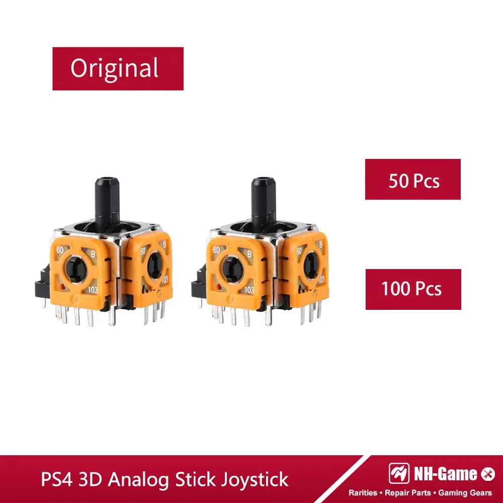 

50/100pcs 10K 3D Analog Stick For PS5 Controller 2.3K Potentiometer Sensor Module Joystick For PS4 Gamepad