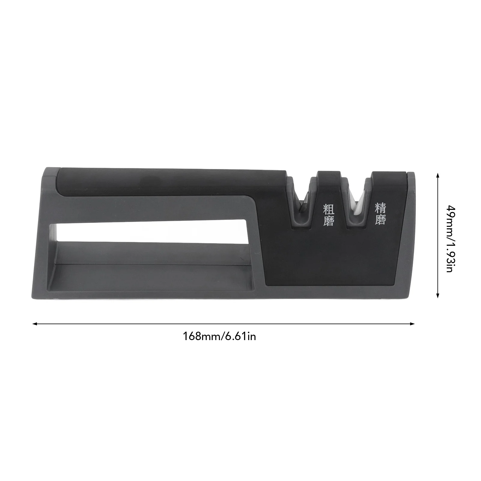 Alat Dapur Pengasah Pisau Serbaguna 2 Tahap Pengasah Pisau Genggam Cepat Aman untuk Dapur Rumah Tangga