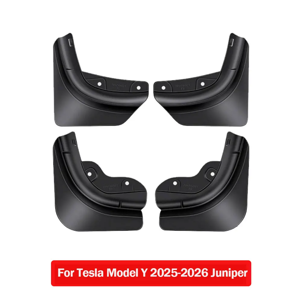 Voor Tesla Model Y Model 3 Highland 2026 Accessoires Spatlappen Blijf schoon Bescherm Verf Militaire kwaliteit Alle weersomstandigheden Spatschermen