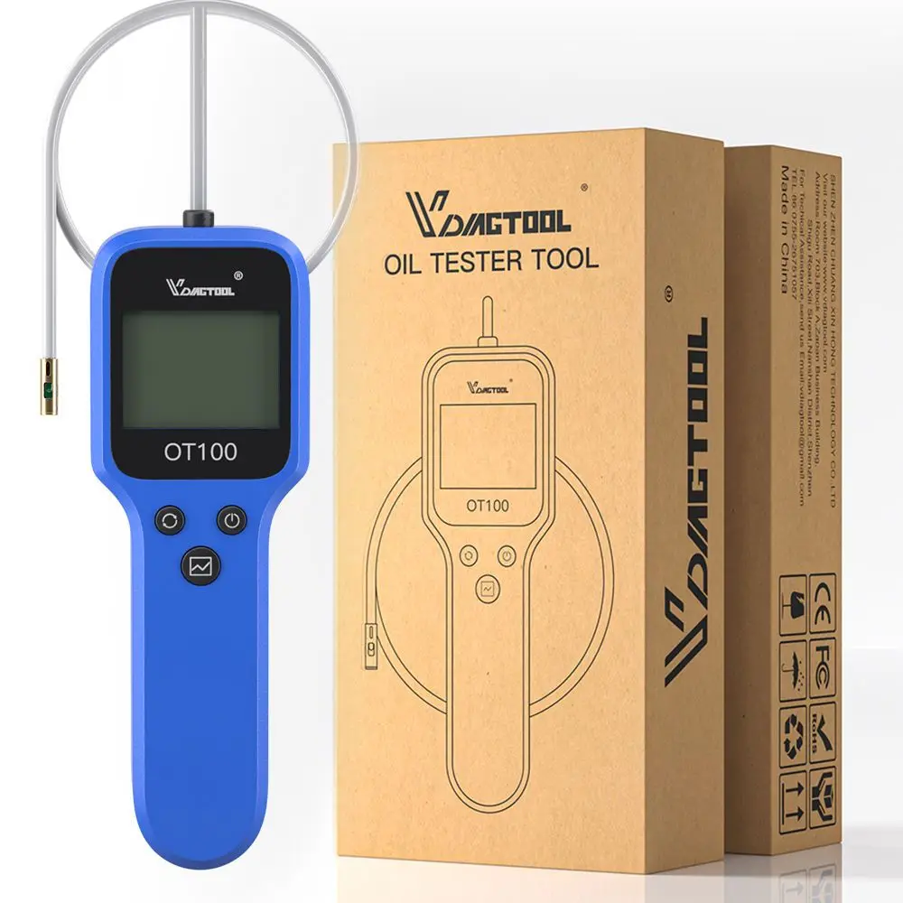 Engine Oil Quality Tester for Car Motorcycle Diesel Engine Lubricating Oil Analyzing Tool