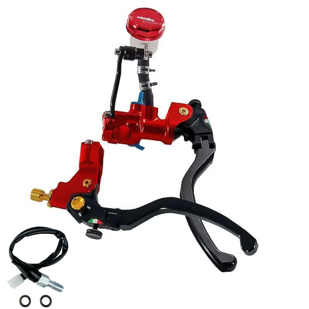 

17,5RCS гидравлический главный тормозной цилиндр сцепления, насос и трос сцепления, алюминиевый сплав с ЧПУ для surron yamaha suzuki Honda Forza