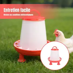 Comedero automático duradero para gallinas, pollos y palomas