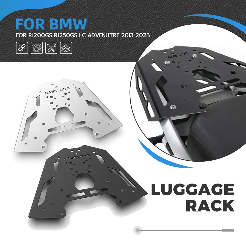 

R 1250GS 1200 GS Adventure Luggage Rack Carrier Tail Mount Fit For BMW R1250GS R1200GS ADV LC 2013 0214 2015 2016 2017 2018 2019