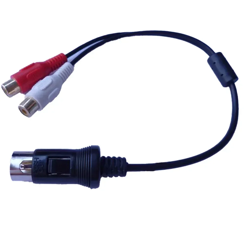 

13 Pin AUX Cable AUX Audio Adapter Car Installation Non-deformed Quick Installation Wear-resistant Anti-corrosion