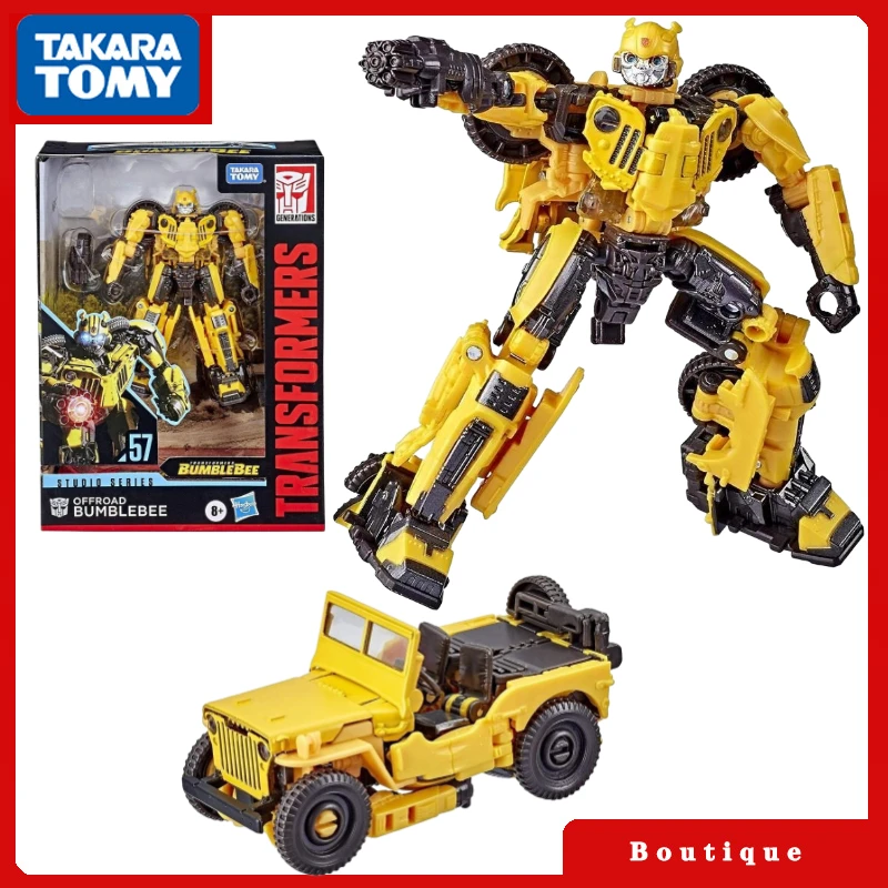 In Stock Transformers Toys Studio Series SS57 Deluxe Class Offroad Bumblebee Action Figures Gifts Classic Hobbies Collectible