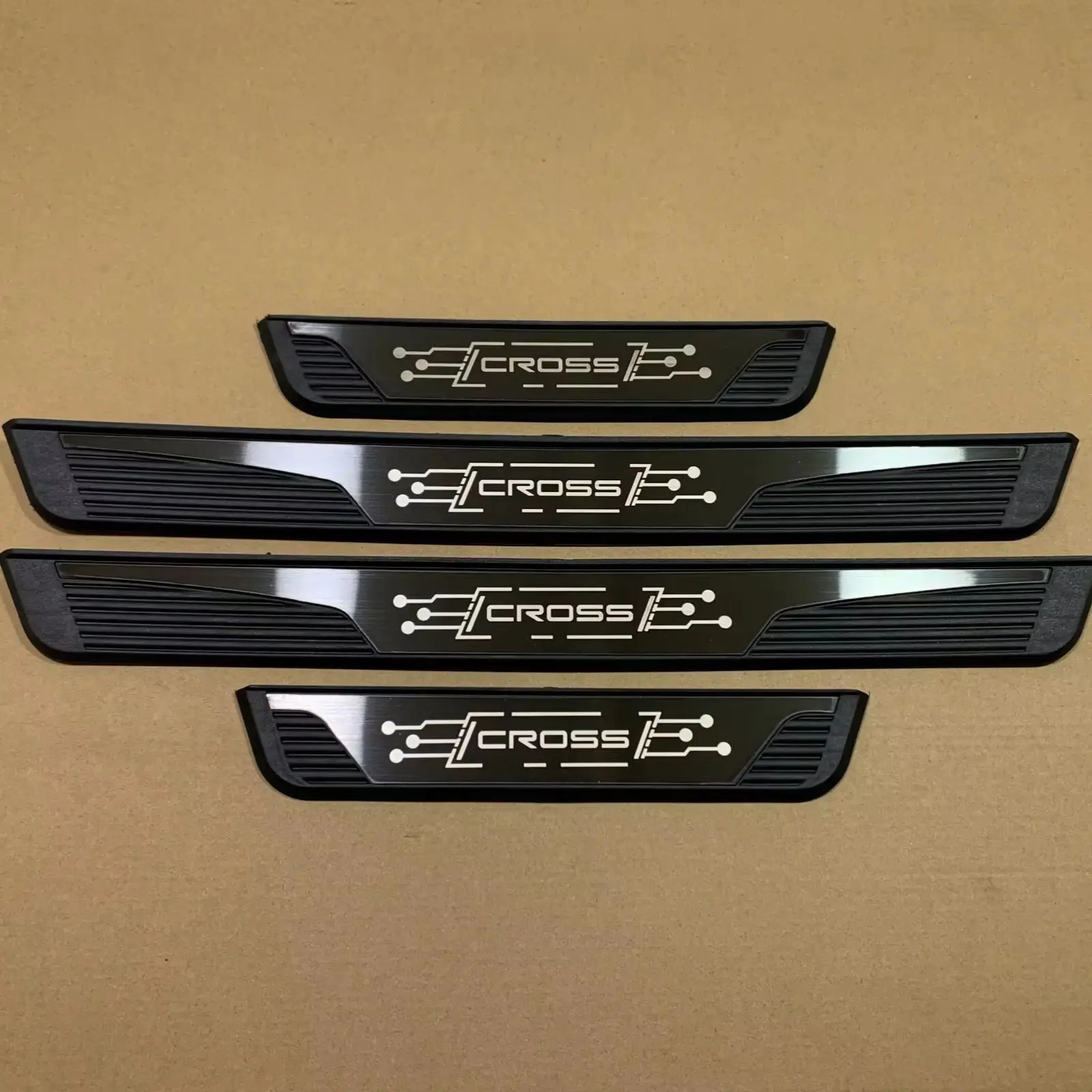 For Toyota Corolla Cross Yaris Cross 2020-2022 2023 2024 2025 Door Sill Pedal Scuff Plate Protect Sticker Car Auto Part Supplies