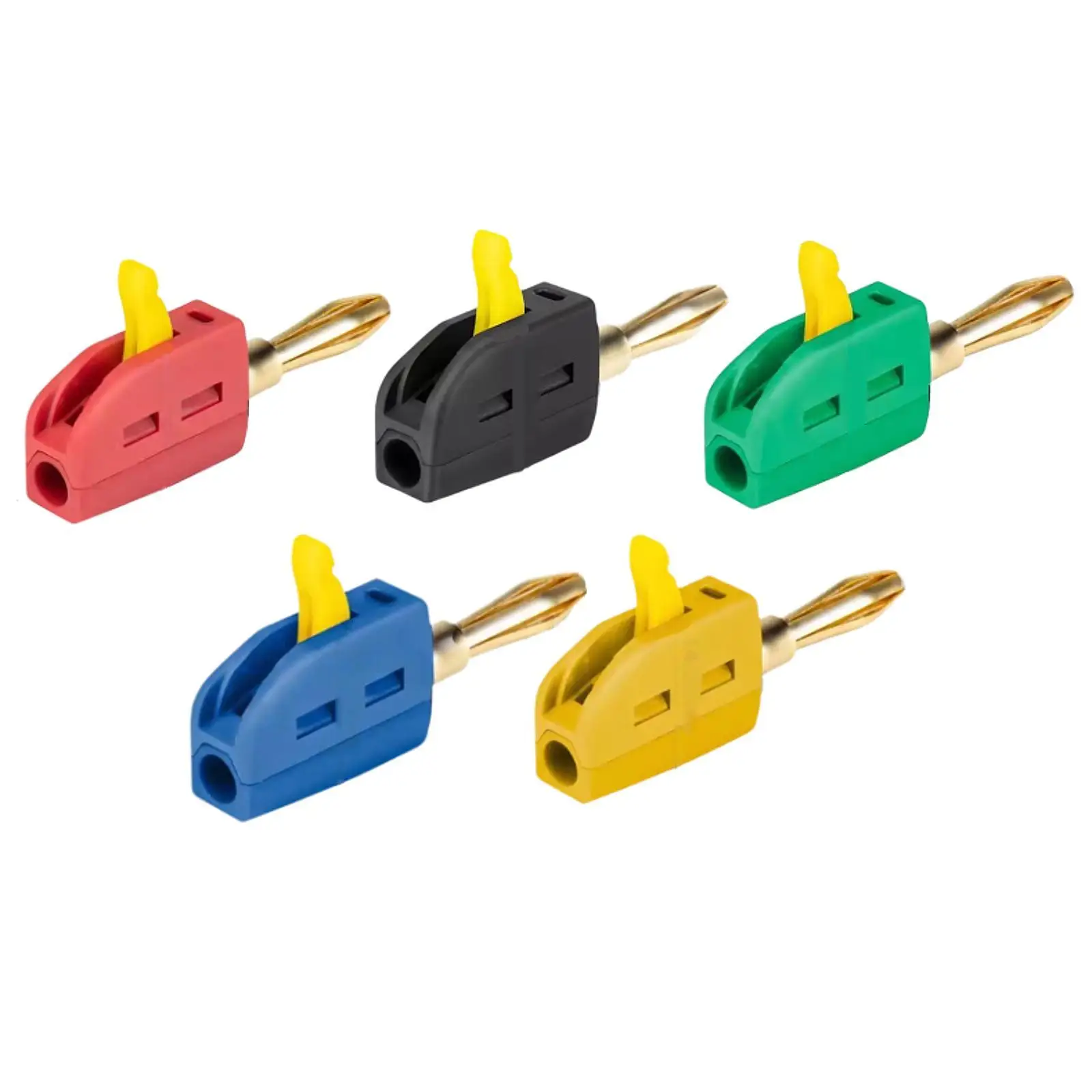 4mm Banana Plug Mini Stackable Banana Plug for Wall Plates and Receivers