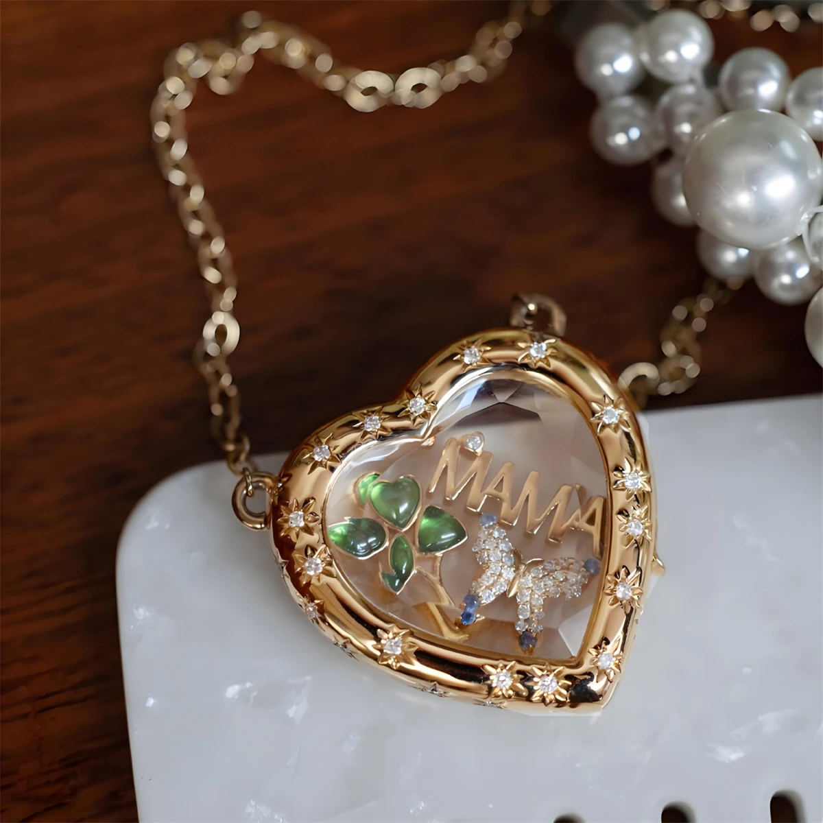 Transparentes Glas-Design zum Öffnen und Schließen, DIY niedliche personalisierte Halskette, einfaches und vielseitiges Accessoire – Detail 2