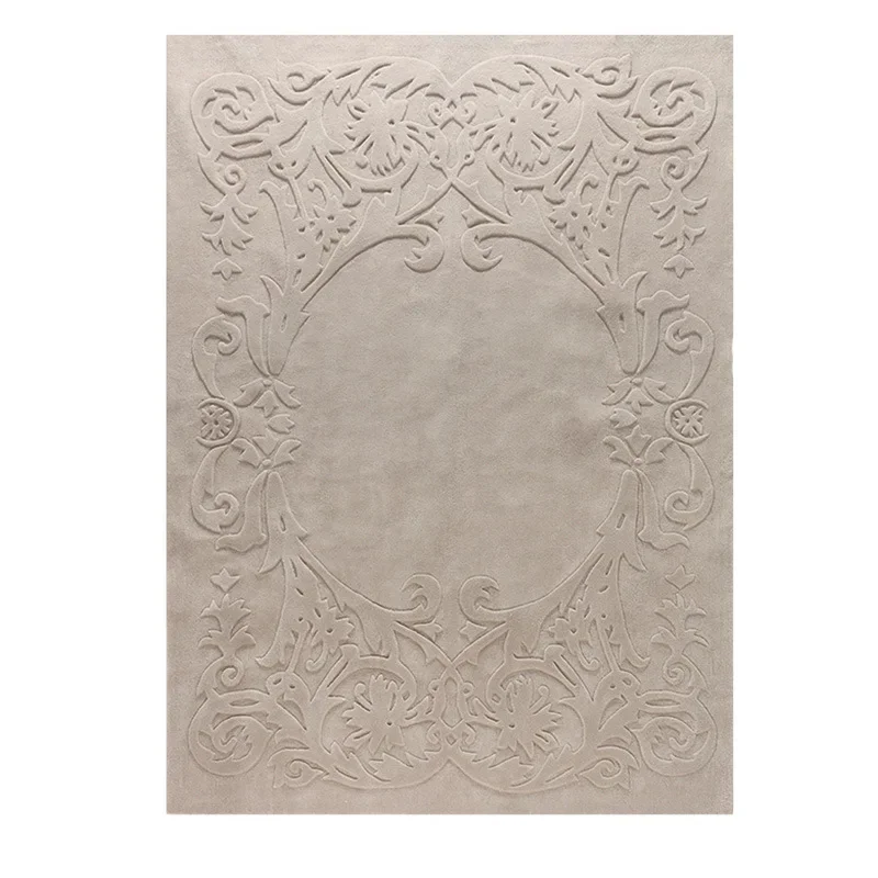 

Handmade wool relief carpet, high and low three dimensional living room, bedroom thickened and fully paved