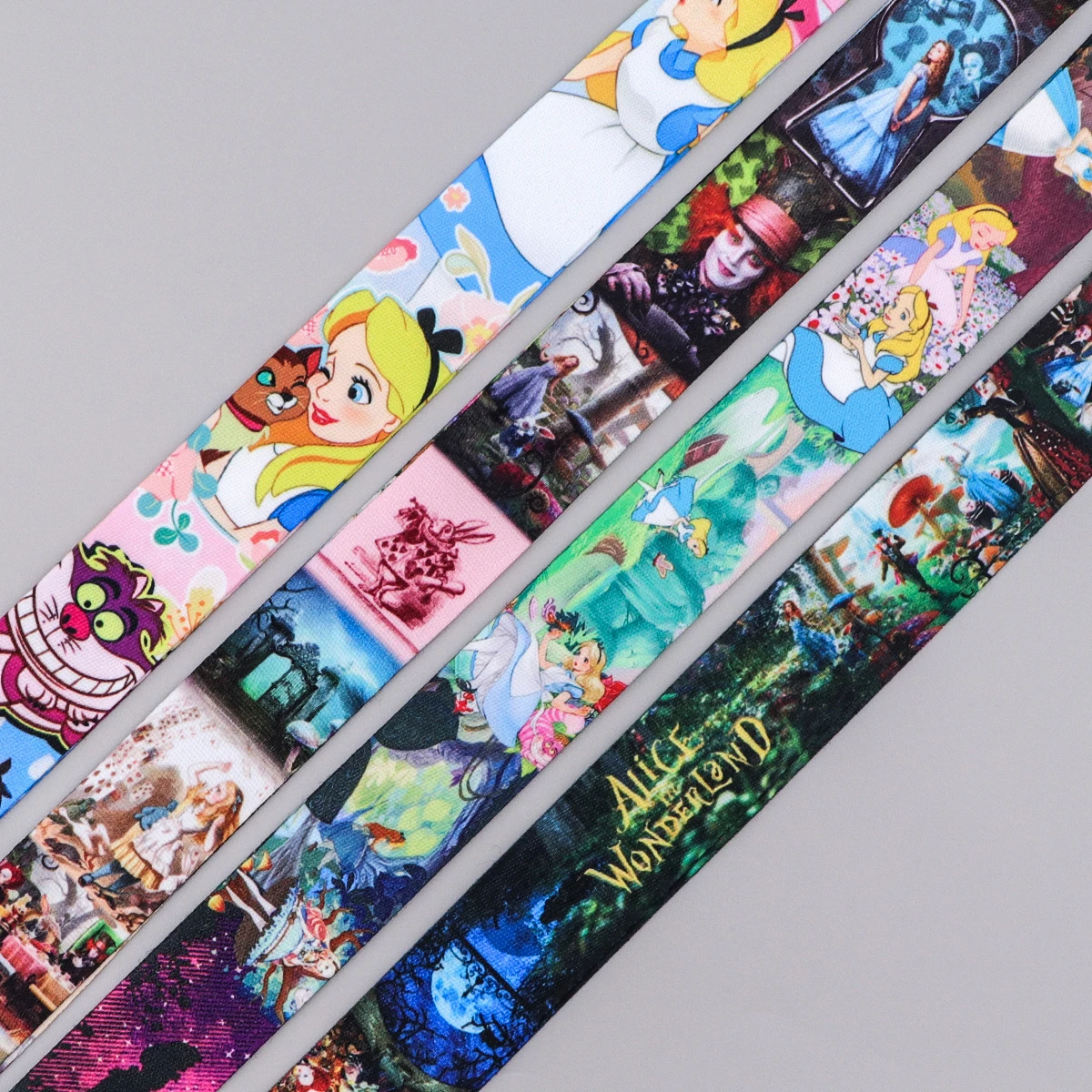 Cartoon Figures Lanyard For Keys ID Credit Bank Card Cover Badge Holder Phone Charm Key Lanyard Keychain