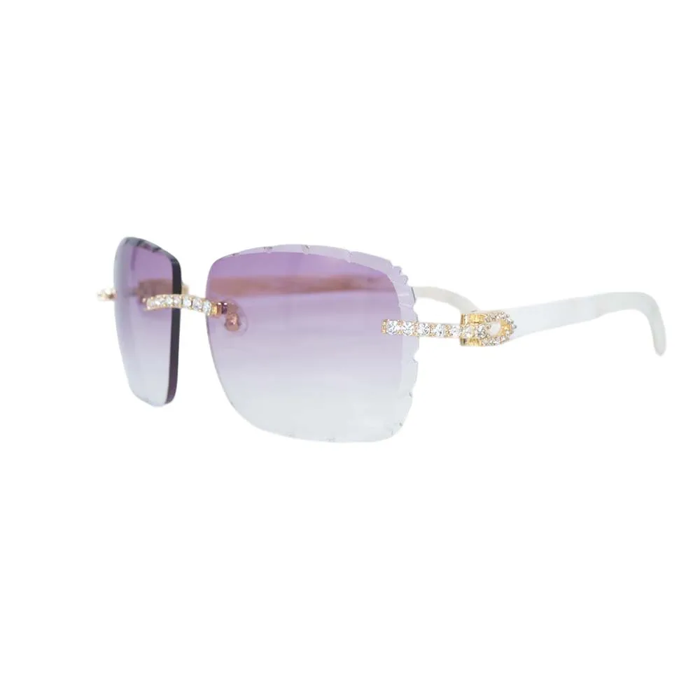 

Luxury New Moissanite Sunglasses, Blue Light & Glare Protection, Metal-Textured Frames, Trendy Versatile Sunshade Glasses