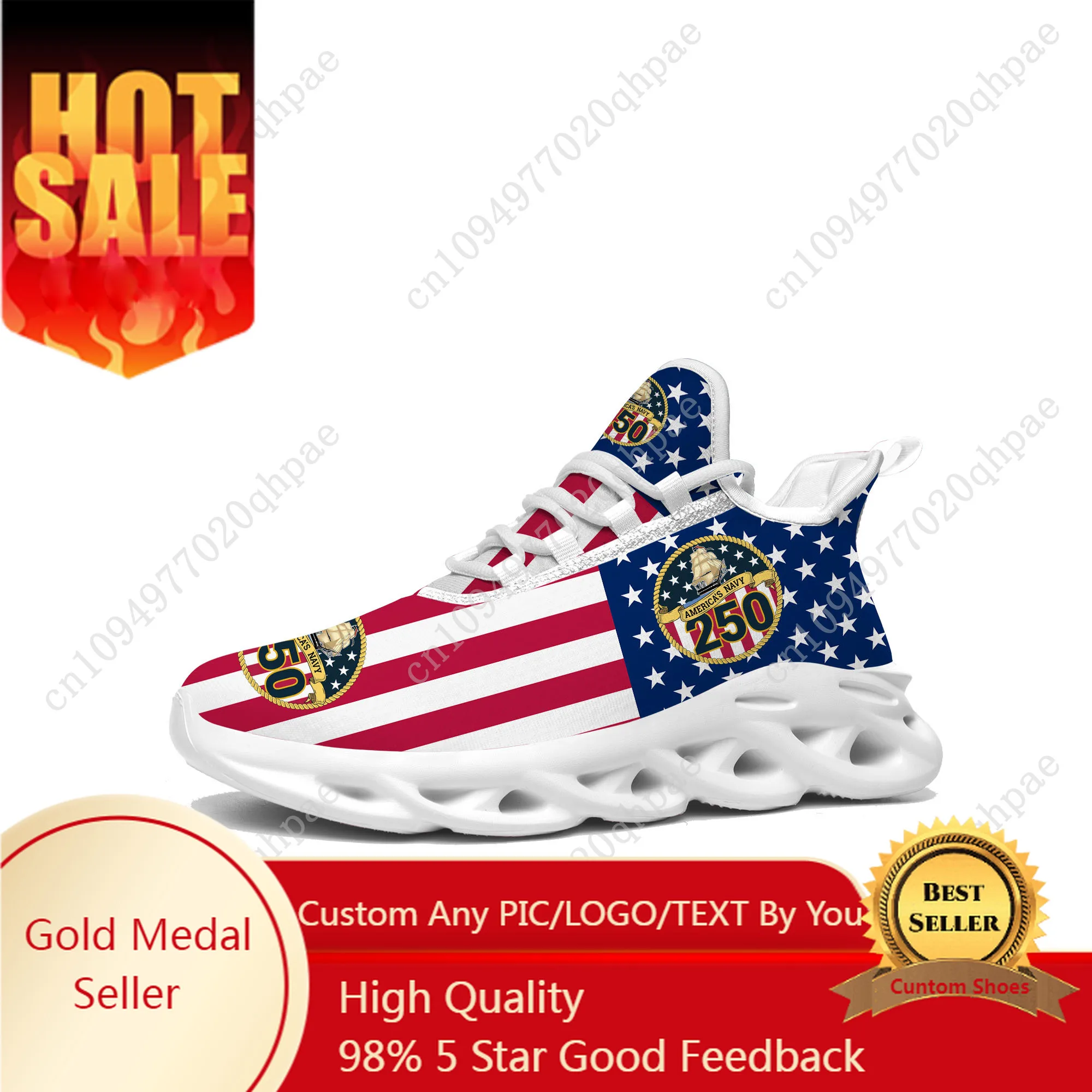 

250th Anniversary United States Flats Sneakers Mens Womens Sports Running Shoes Sneaker Lace Up Mesh Footwear Tailor-made Shoe