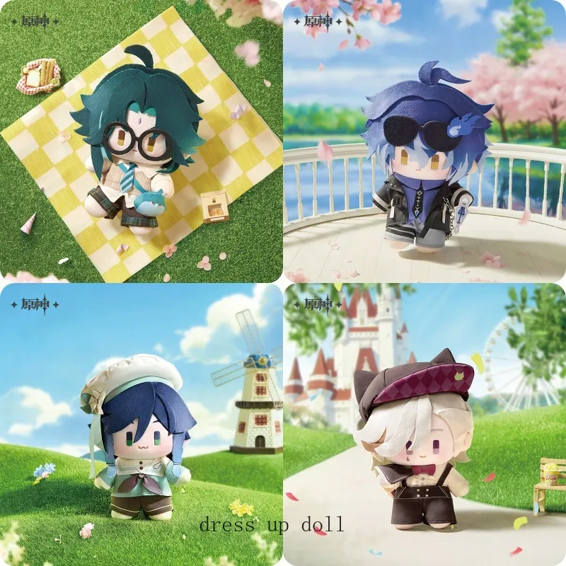 

Original Game Genshin Impact Venti Xiao Lyney Flins Cute Plush Doll Toy Ornament Cosplay Plushie Anime Halloween Gift MIHOYO