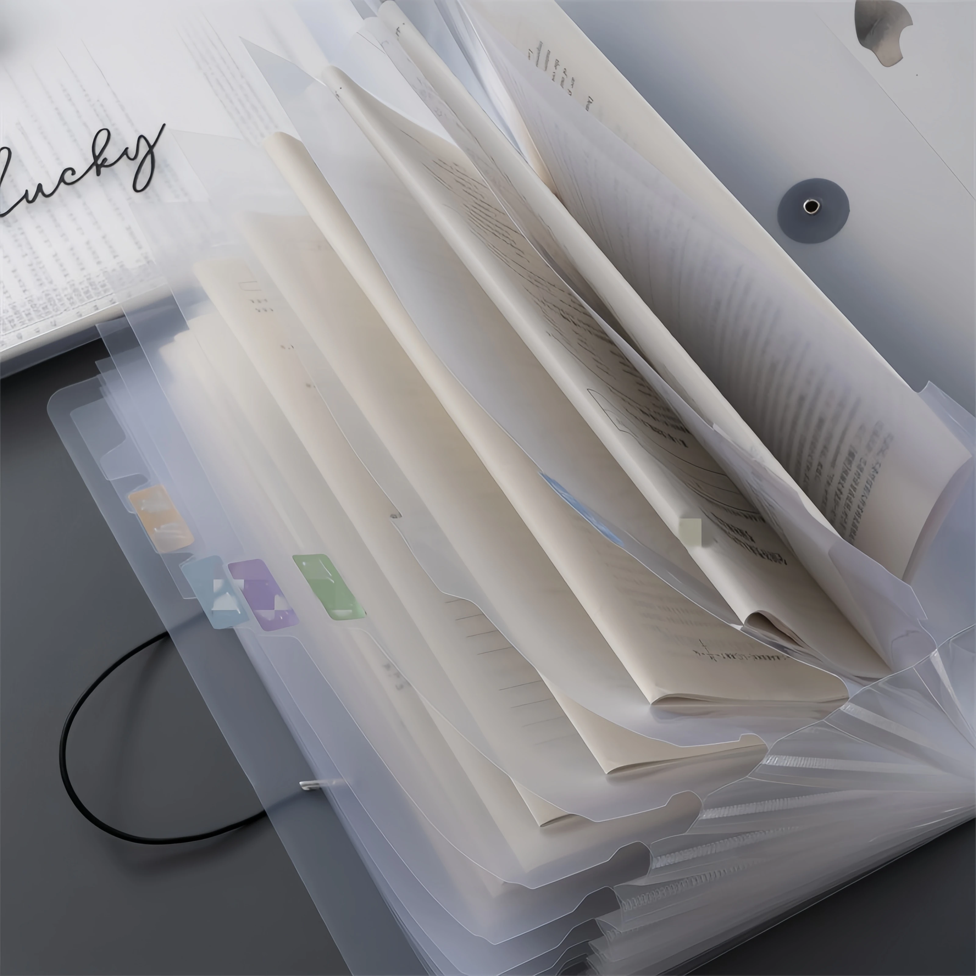 A4 folder Organ bag Test paper storage bag Archive folder Multilayer subject classification file bag