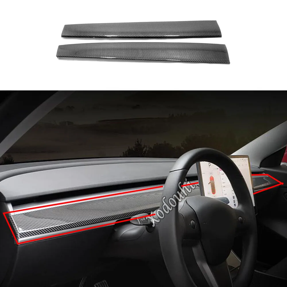 

For Tesla Model 3 Model3 2017 2018 2019 2020 2021 2022 2023 Sticker Central Cover Navigation Air-Condition Trim Frame Instrument