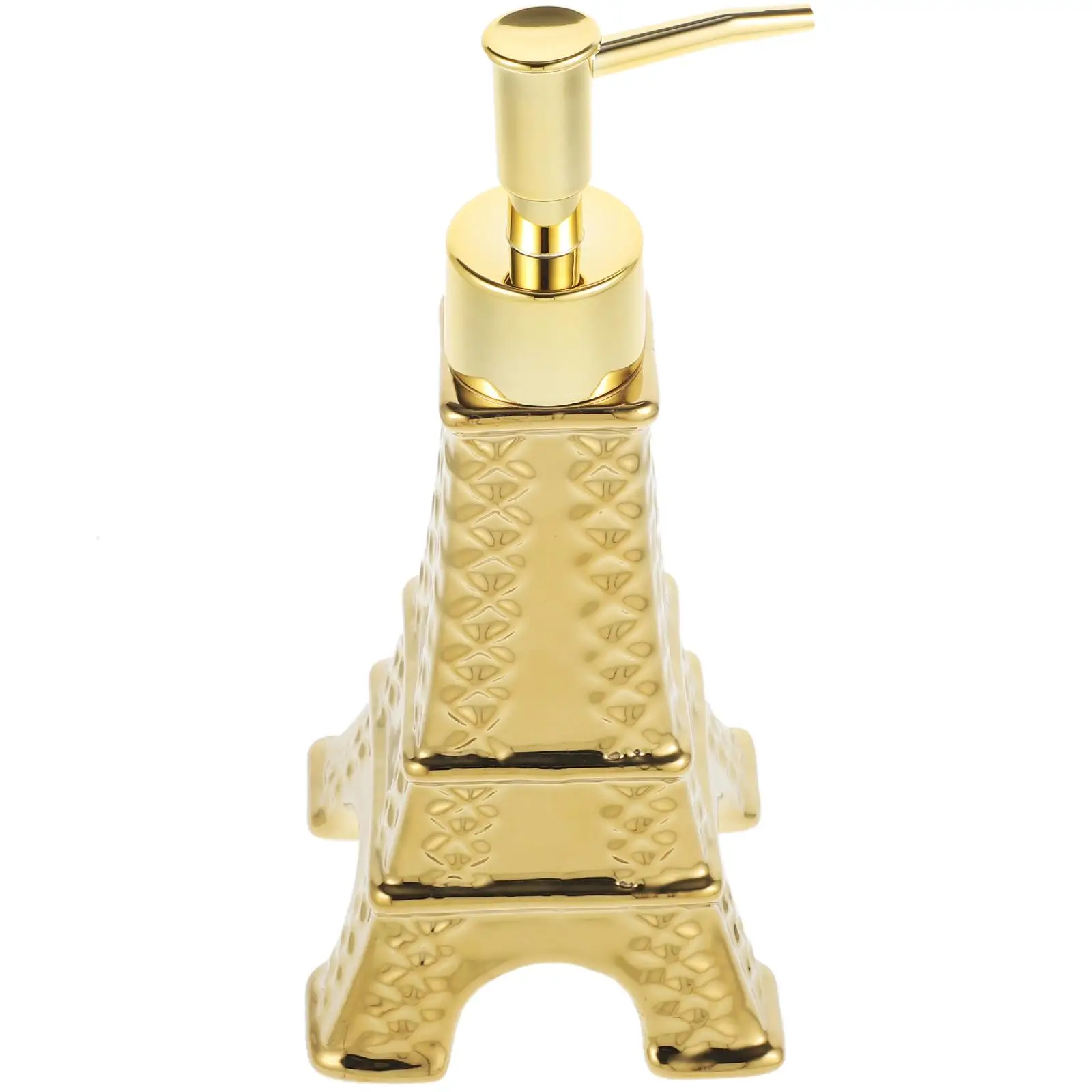 

Iron Tower Lotion Bottle PP Material Dispenser Pump Soap Handwashing Fluid Conditioner Press Reusable Shampoo