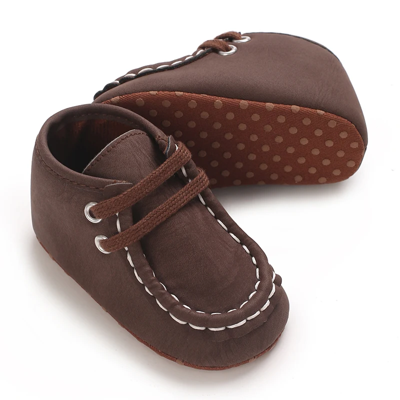 Spring and Autumn Style 0-1 Year Old Baby Walking Shoes Soft Soled Baby Shoes Mid Top Trendy Sports Shoes