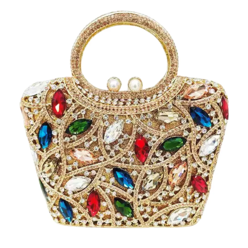 

Out Diamond Evening Bag Wedding Party Banquet Crystal Clutch Bag Rhinestone Dress Bag Luxury Designer Handbags