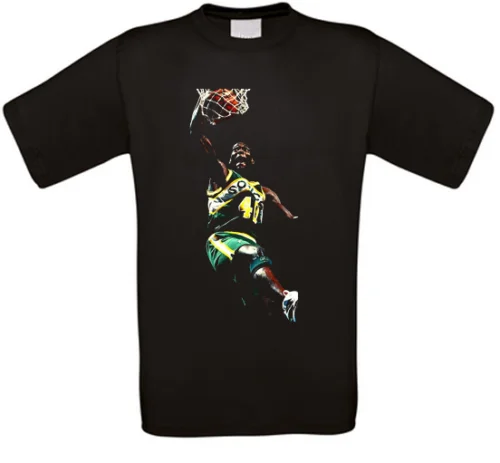 Баскетбольная Футболка Shawn Kemp Règne Un Seattle