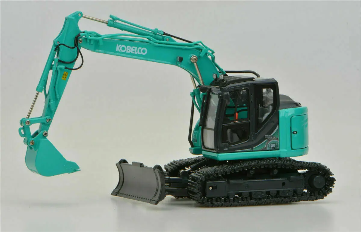 ROS Kobelco ED160BR-5 Ultra Small Round Excavator 1/50 Scale Metal Engineering Vehicle Model