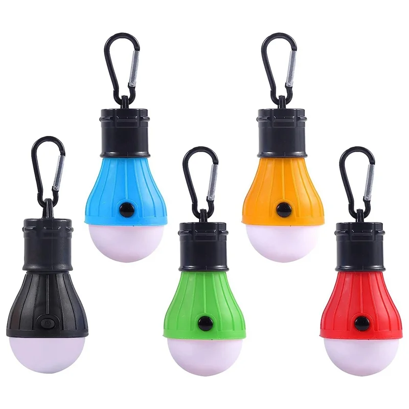 5 Packs Camping Light Bulb Portable LED Camping Lantern Camp Tent Lights Lamp Camping Gear and Equipment for