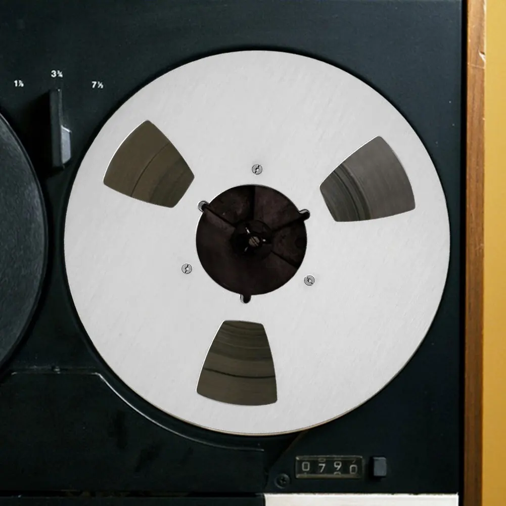 1/4 10.5 นิ้วการบันทึก Takeup Reel อลูมิเนียม 3 หลุมสําหรับ Reel TO Reel เทป Recorder เปลี่ยนเปิดเครื่อง Part
