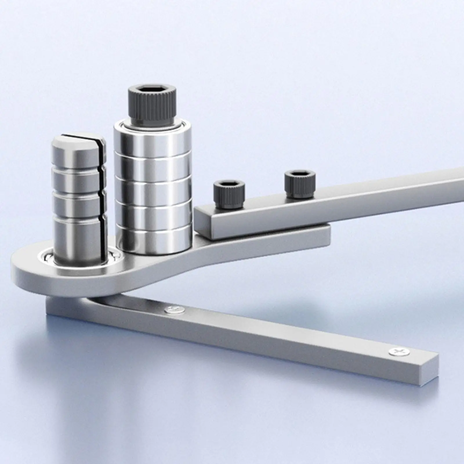 آلة ثني المعادن اليدوية لثني الزوايا لقضيب الفولاذ المقاوم للصدأ الرقيق #6