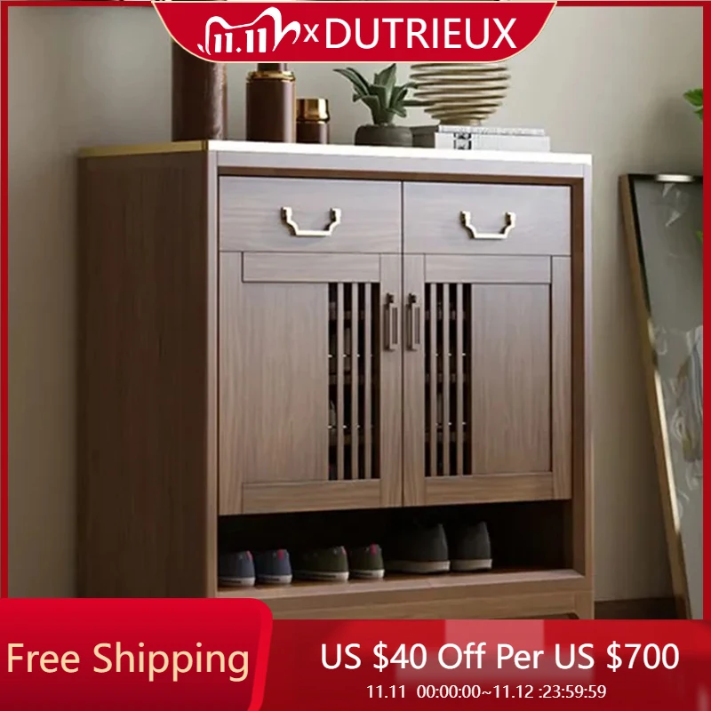 

Professional Vintage Shoe Cabinets Vintage Display Storage Bedroom Wooden Shoe Rack Accent Minimalist Gabinete Room Decorations