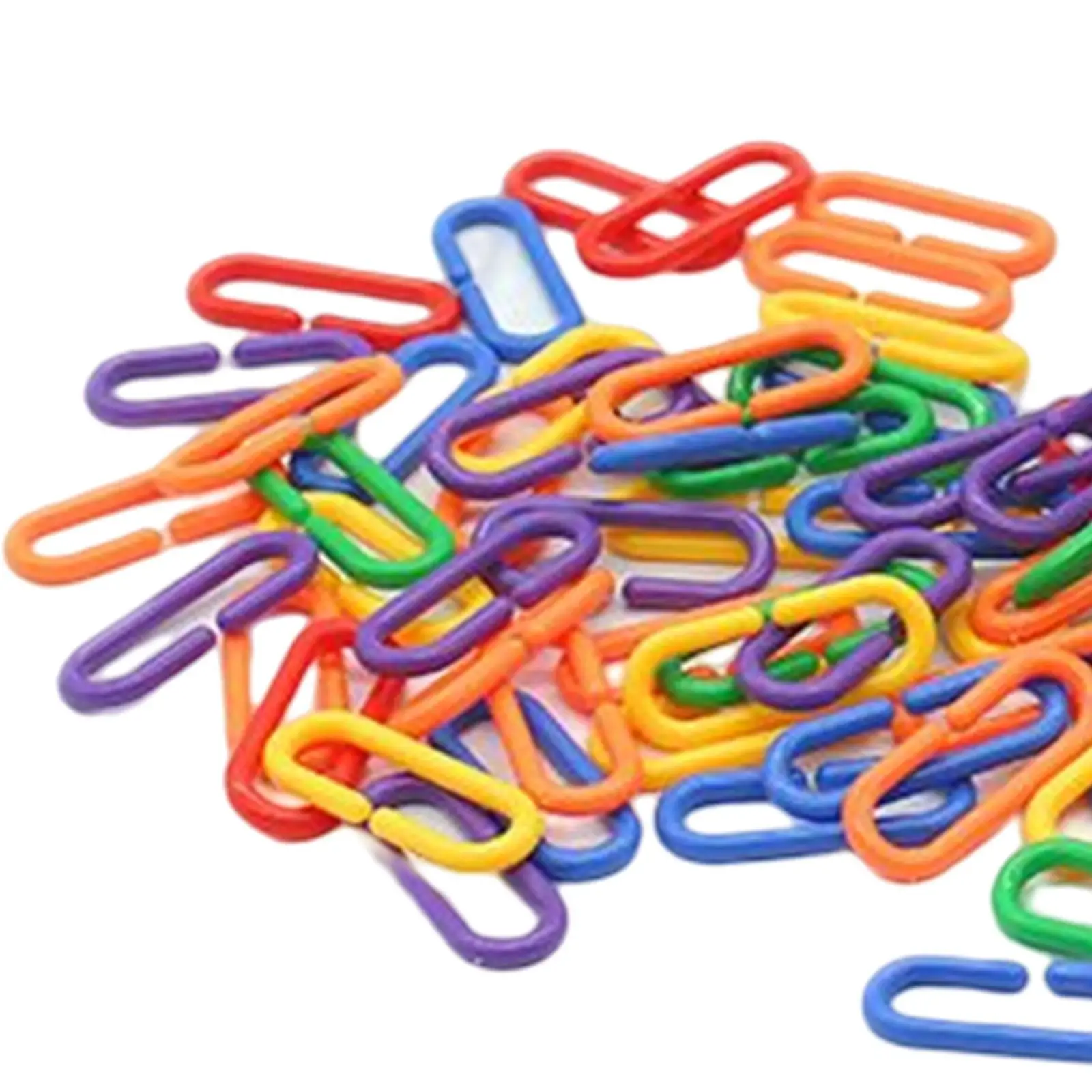360-Grad-Hakenverbindungen in Regenbogenfarbe, verbundene Schnalle, Lernspielzeug für Kinder, DIY-Projekte