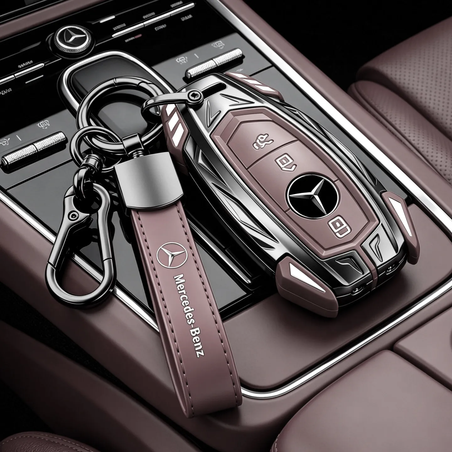 Mercedes Benz Keycase Special 16-26 New E300L Premium C260L Car GLC260 Shell A200L Buckle Premium Car Accessory