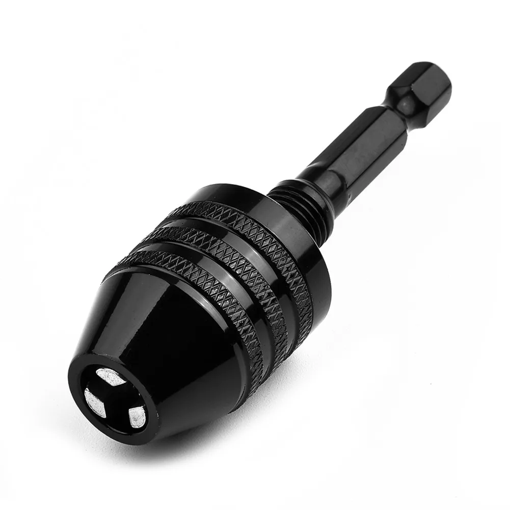 1 шт. 1/4 "Бесключевая дрель, цанговый патрон, инструменты для преобразования, сверло с шестигранным хвостовиком, быстросменный адаптер-конвертер