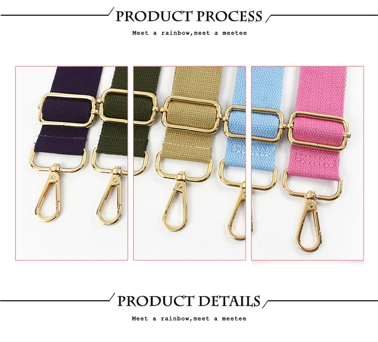 1Pc Deepeel 38mm Wide Canvas Bag Strap 80-140cm Adjustable Women's Handbag Replace Shoulder Straps Crossbody Bags Accessories