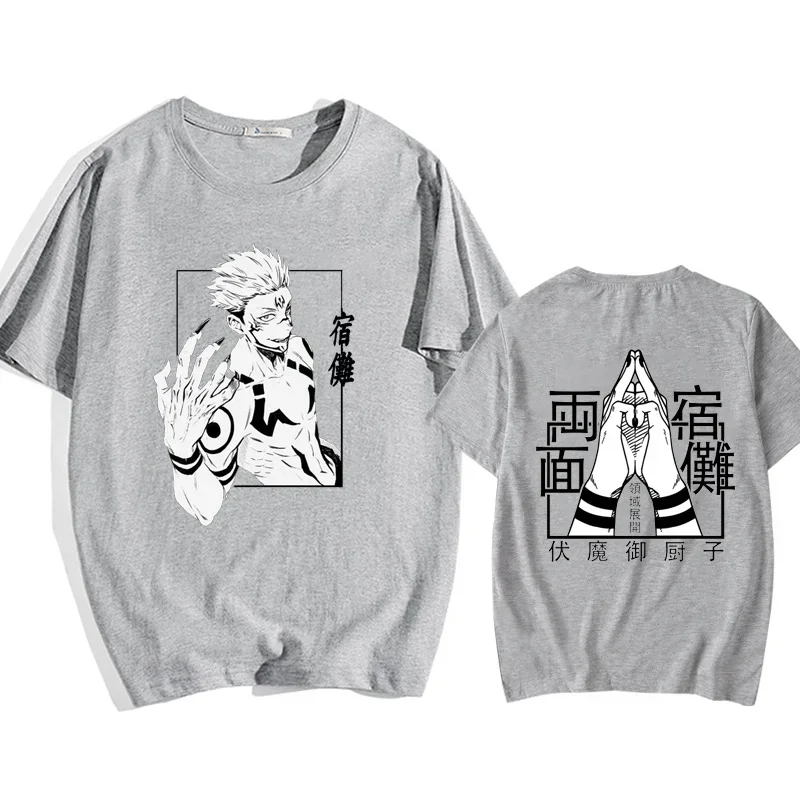 Anime Printed T-shirt Unisex Casual Loose Cool Y2k T-shirt