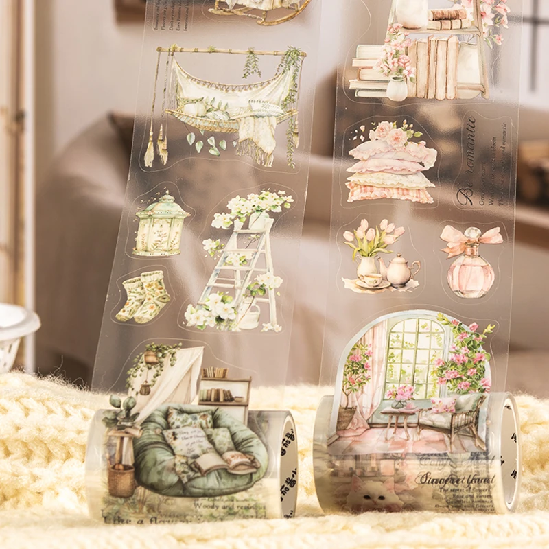 6-стильная лента для домашних животных, дивана, сада, ландшафтного дизайна, высечка для хранения, чашка для воды, чехол для телефона, наклейка, украшение для журнала, дневника