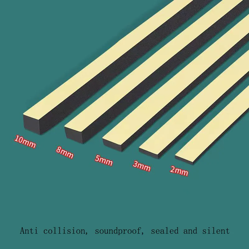 

Silent Door Seams Soundproof Strips Soundproof Stickers Sliding Doors and Windows Anti Noise and Anti-Collision Cotton