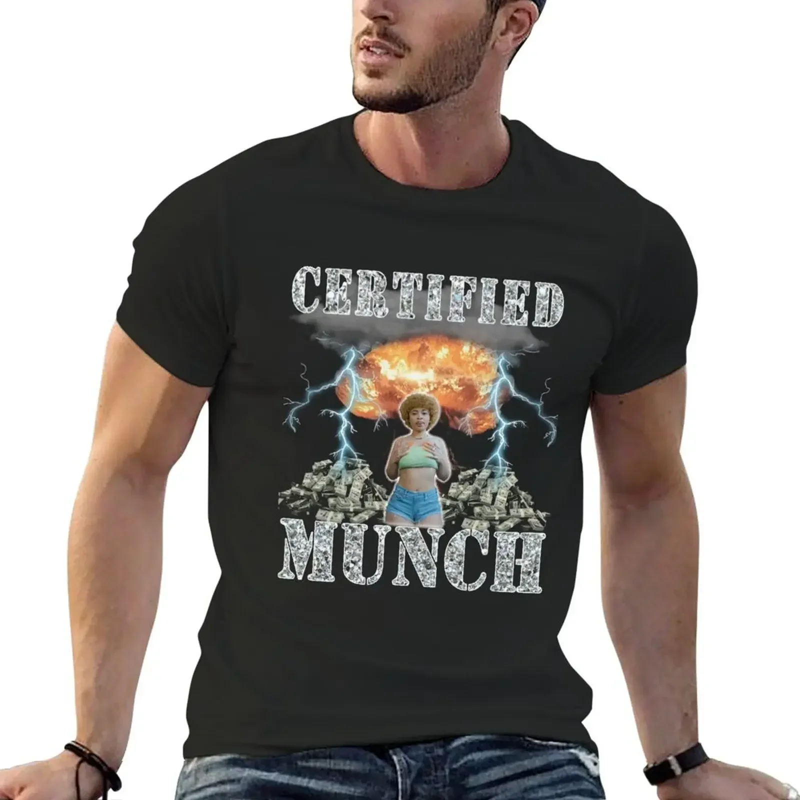 Certified Munch T-Shirt anime t shirts sports fans tops t shirts for men