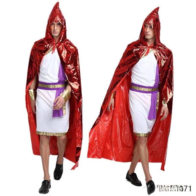 زي تنكري للبالغين على شكل إله الموت لعيد الهالوين، رداء ساحر أسود، زي مصاص دماء، ملابس مسرحية تقليدية صينية للنساء