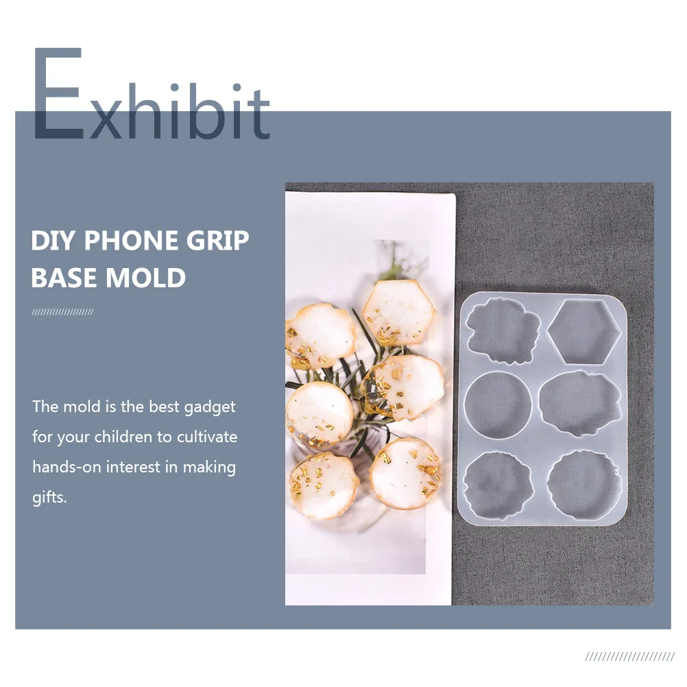 

Base Silicone Phone St Creative Crystal Epoxy Mold Base Mold DIY H made Crafts Gifts Jewelry Accessories Reusable