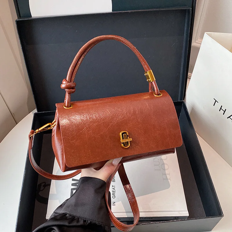 

2025 Autumn Women's Luxury Handbag, Genuine Leather Multi-way Shoulder Crossbody Purse, Designer Tote for Work Commute & Dating​