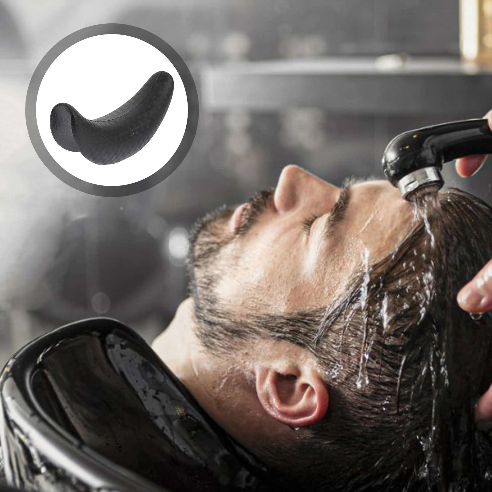 

Shampoo Bed Neck Rest Pu Hair Washing Pillow For Salon Home Use Non-Slip Design Shampoo Neck Cushion Bath Pillow